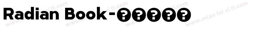 Radian Book字体转换